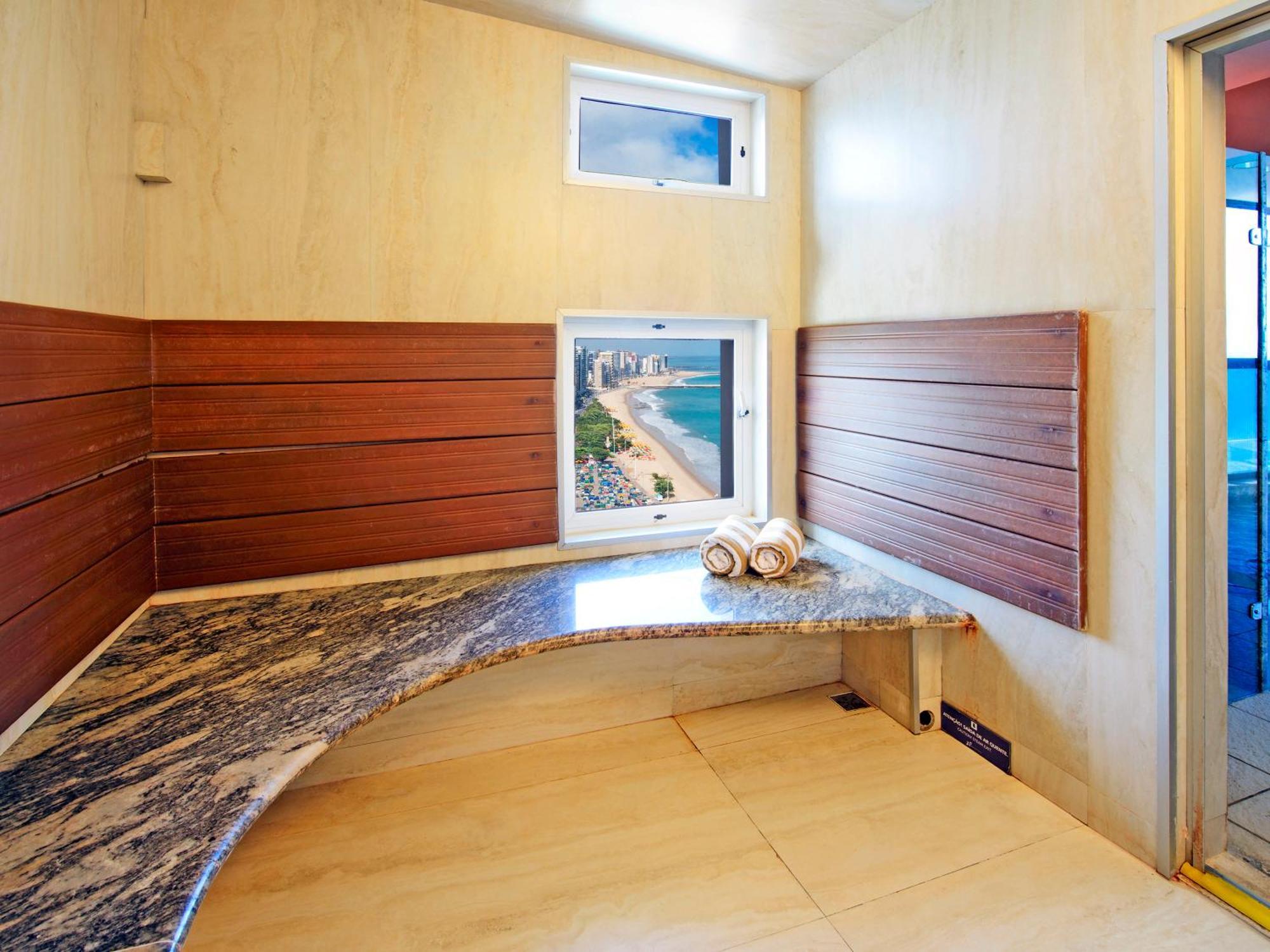 Seara Praia Hotel Fortaleza  Exteriér fotografie A modern Finnish sauna